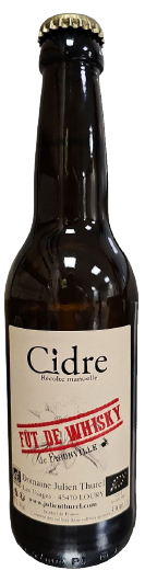 Cidre en fût de whisky